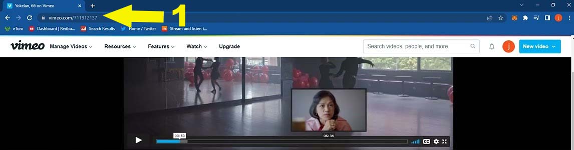 Consigue el enlace real del video de Vimeo